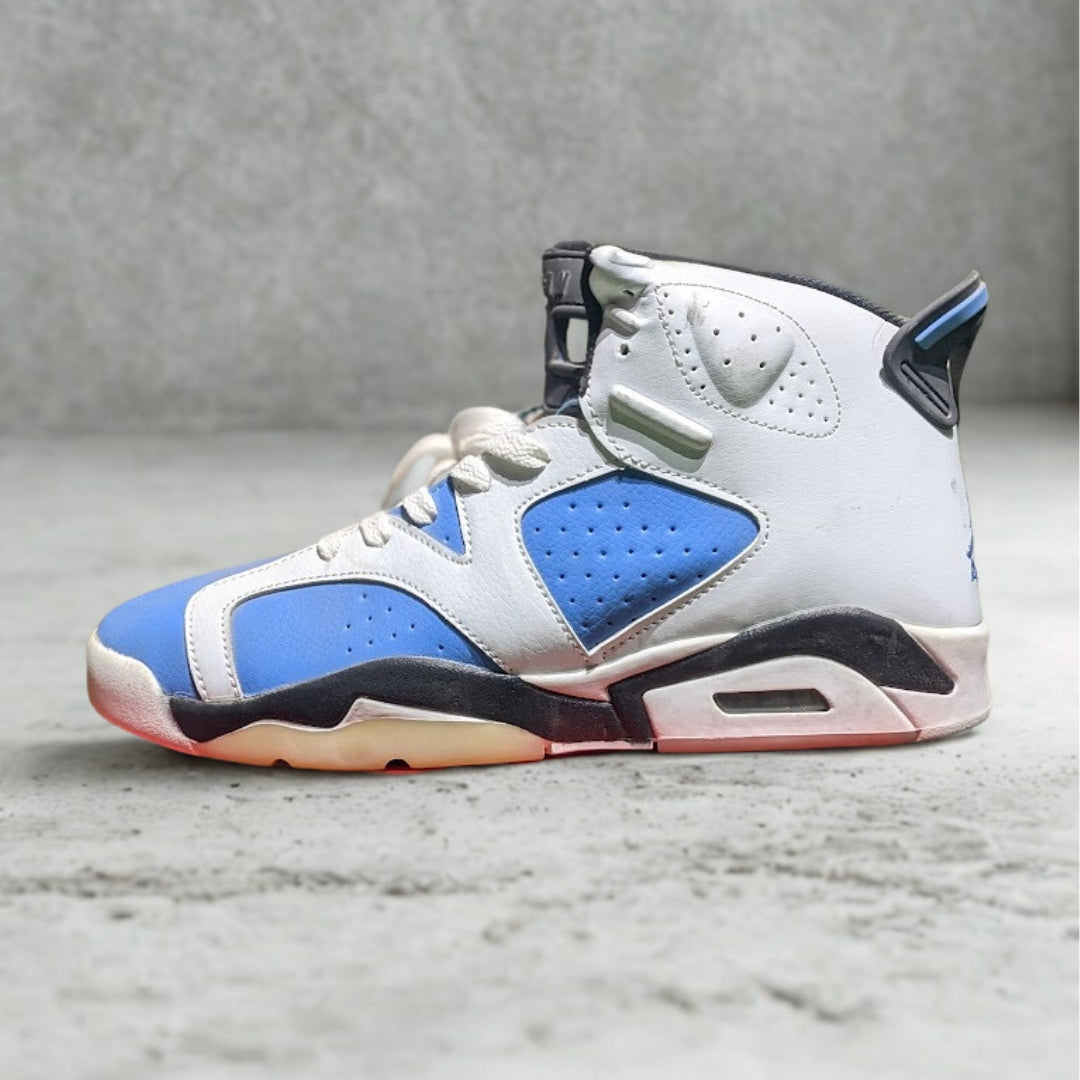 NIK JDN 6 RETRO Blue and White Shoes