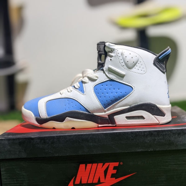NIK JDN 6 RETRO Blue and White Shoes