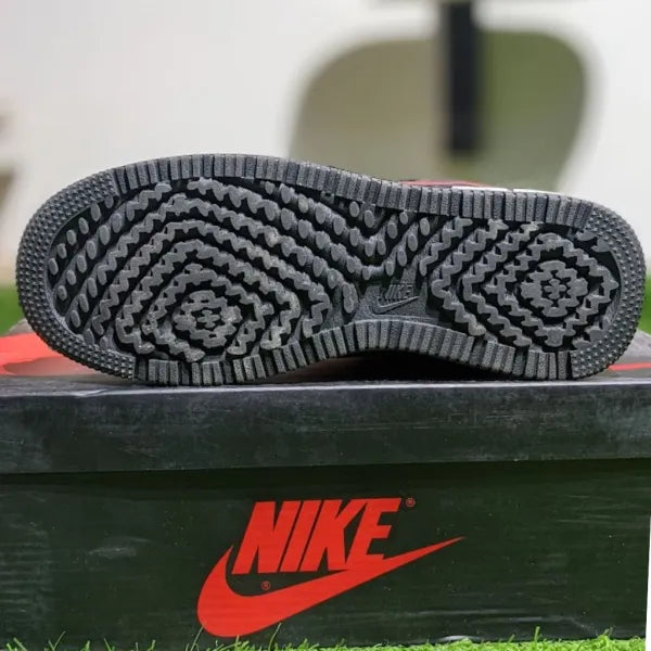 Nike – LV – Inspired Monogram With Dark Tones Coffee
