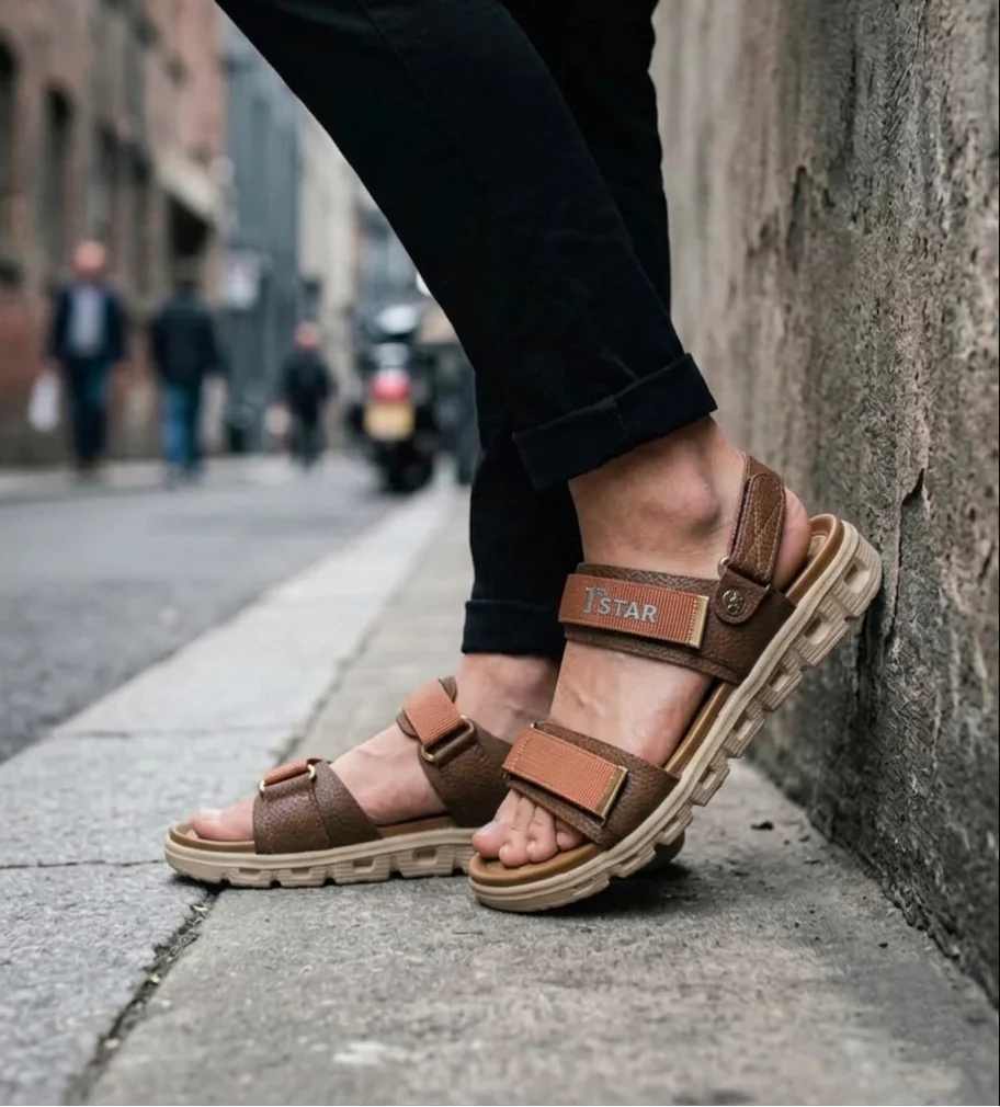 1st Star Sandals | Light Brown