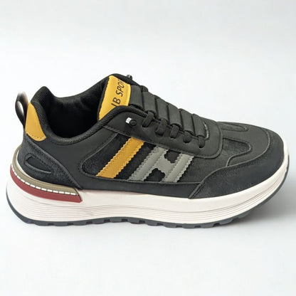 Mens Fashion Sneaker| Black