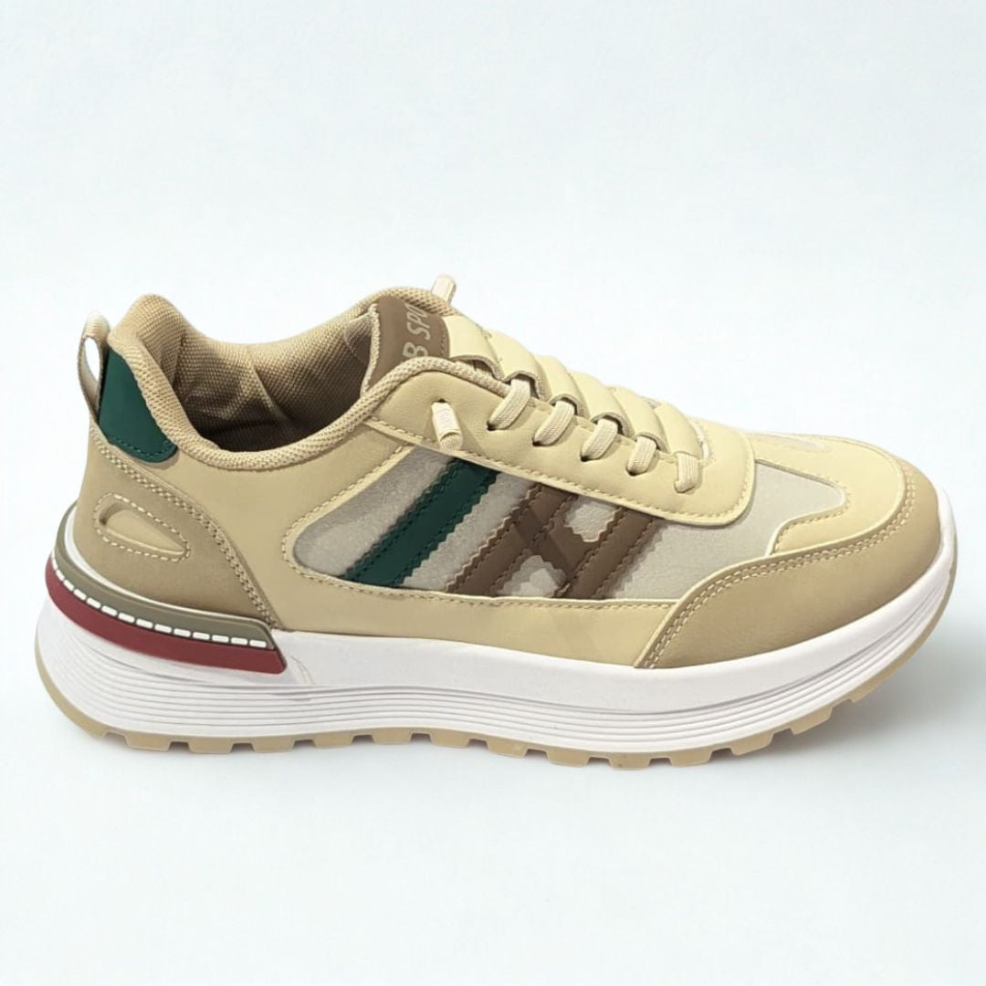 Mens Fashion Sneaker| Beige