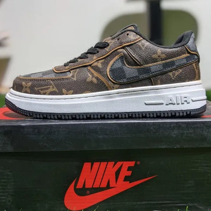 Louis Vuitton x Nike Air Force 1 Brown