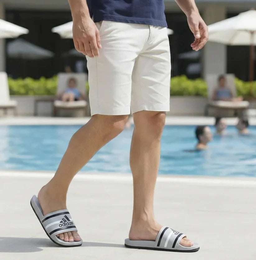 Adidas Adilette Comfort Slides | White