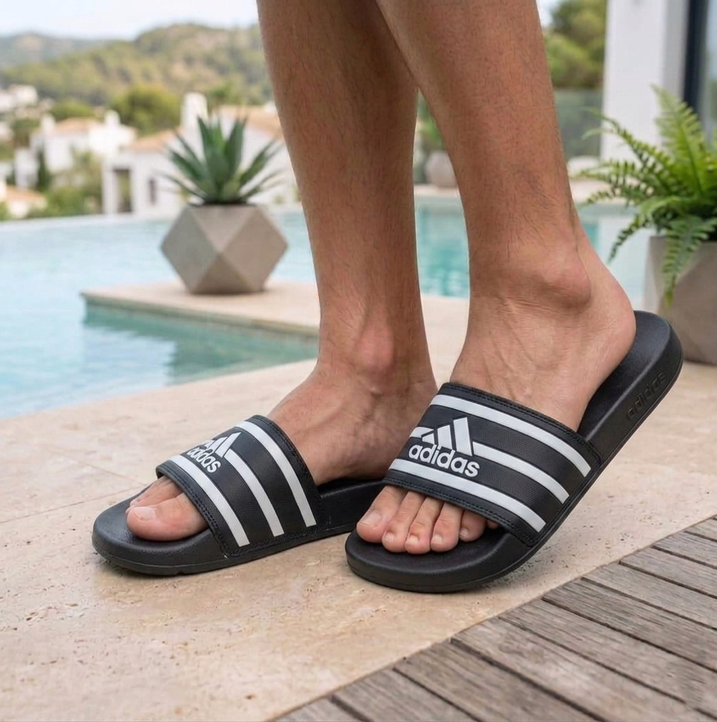 Adidas Adilette Comfort Slides | Black