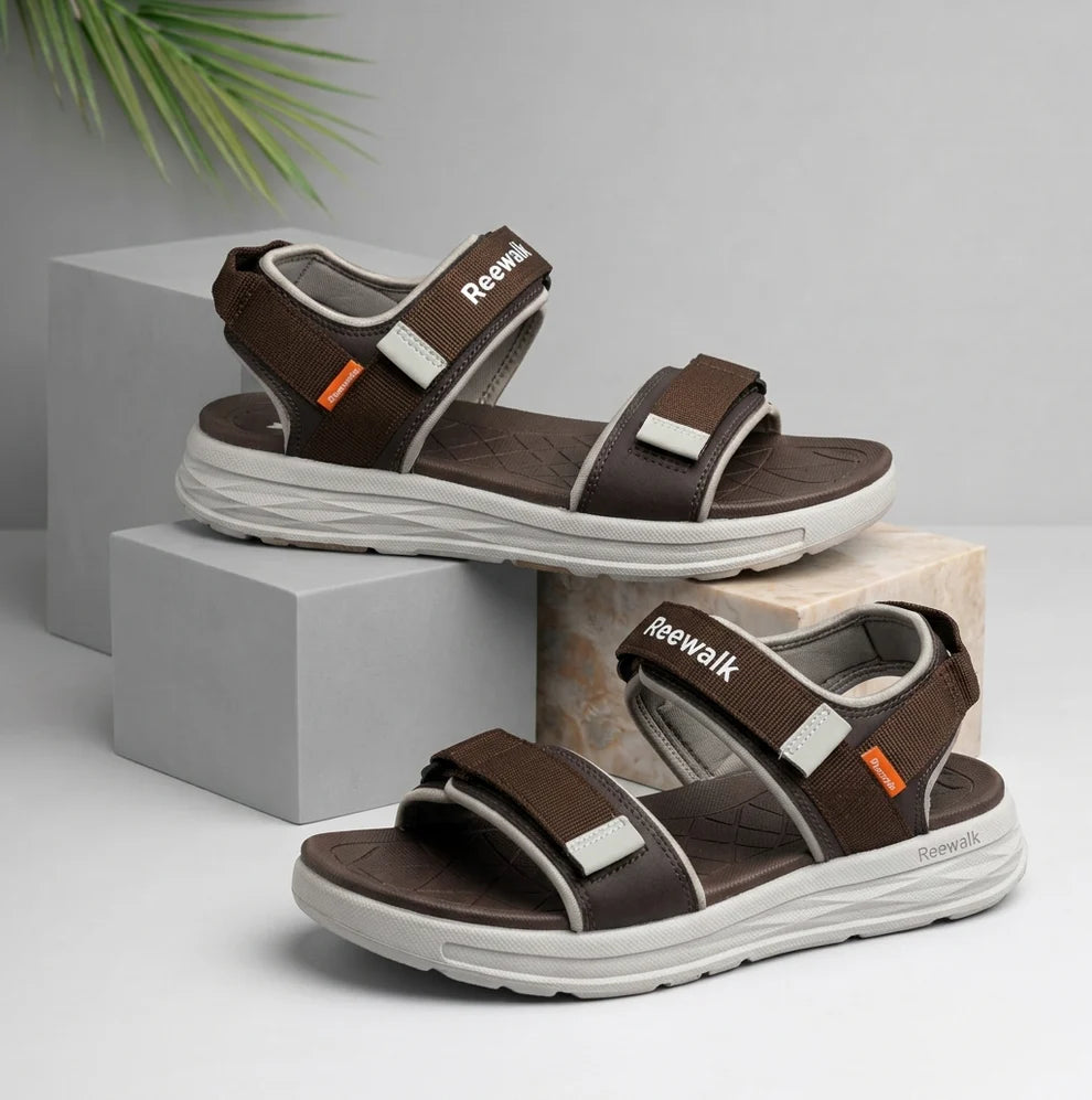 Reewalk Ultra-Comfort Outdoor Sandals | Dark Brown