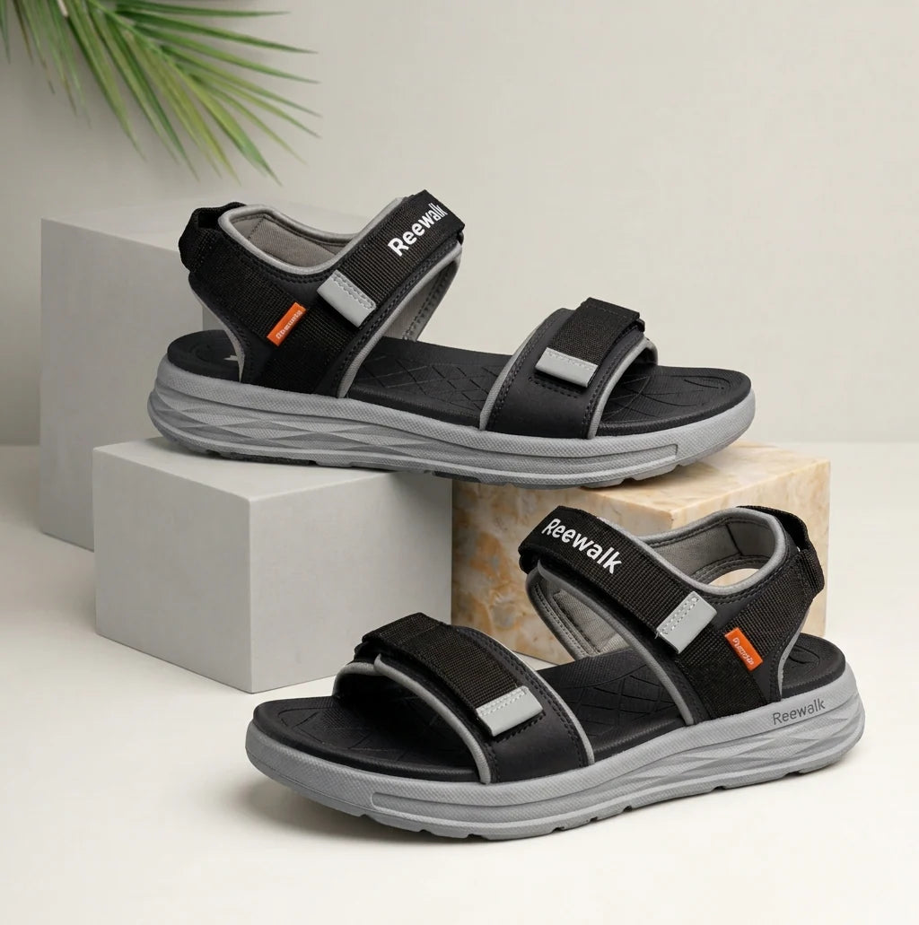 Reewalk Ultra-Comfort Outdoor Sandals | Black
