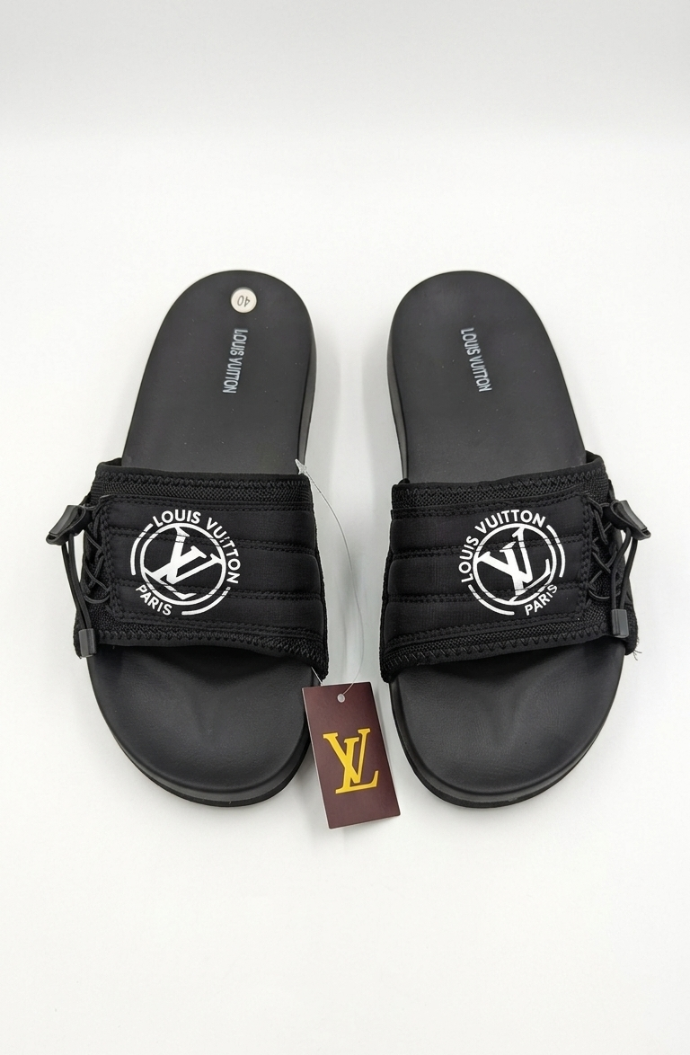 Louis Vuitton Pool Pillow Comfort Slides | Black