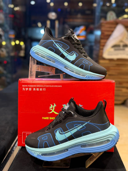 Nike Air Zoom Running Shoes - Blue / Black